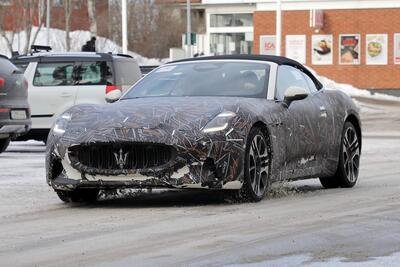 Maserati GranCabrio Folgore, ecco le prime foto spia 