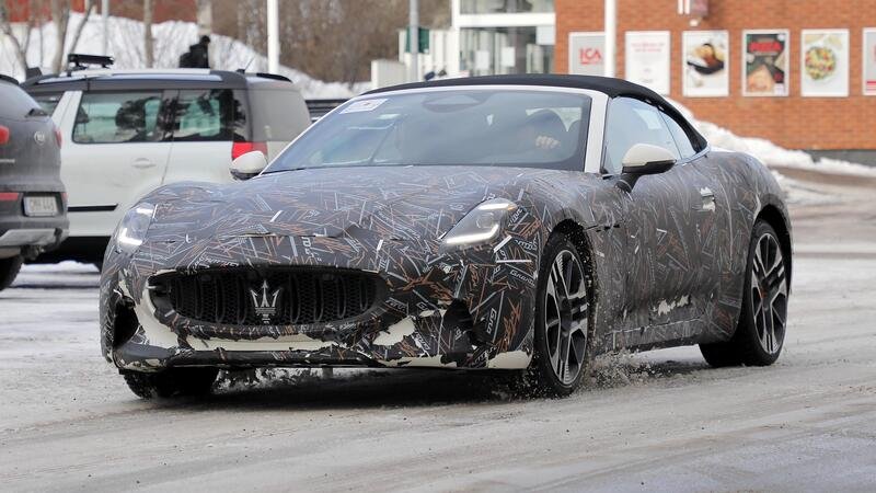 Maserati GranCabrio Folgore, ecco le prime foto spia 