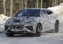 Lamborghini Urus Ibrida, il V8 sarà affiancato con un motore elettrico [Foto Spia]