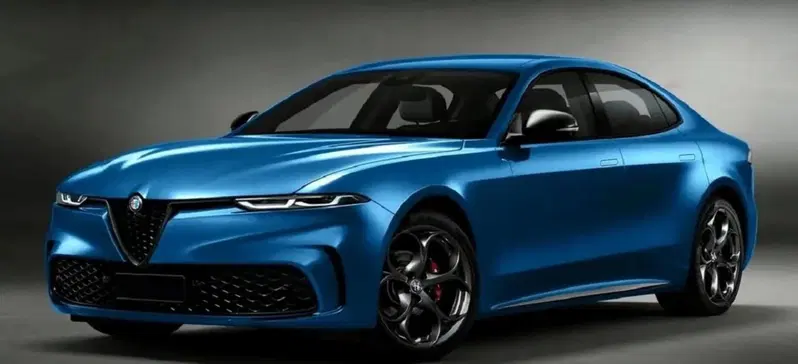 Alfa Romeo Giulia EV rendering