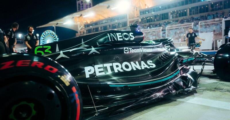 F1, GP Bahrain 2023, Mercedes teme Aston Martin