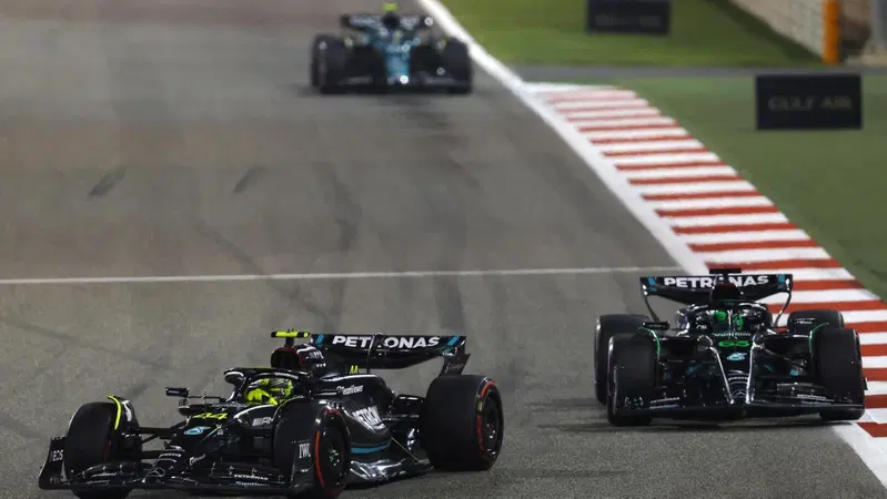F1, GP Bahrain 2023, Mercedes battuta da un "nemico" comune: Alonso