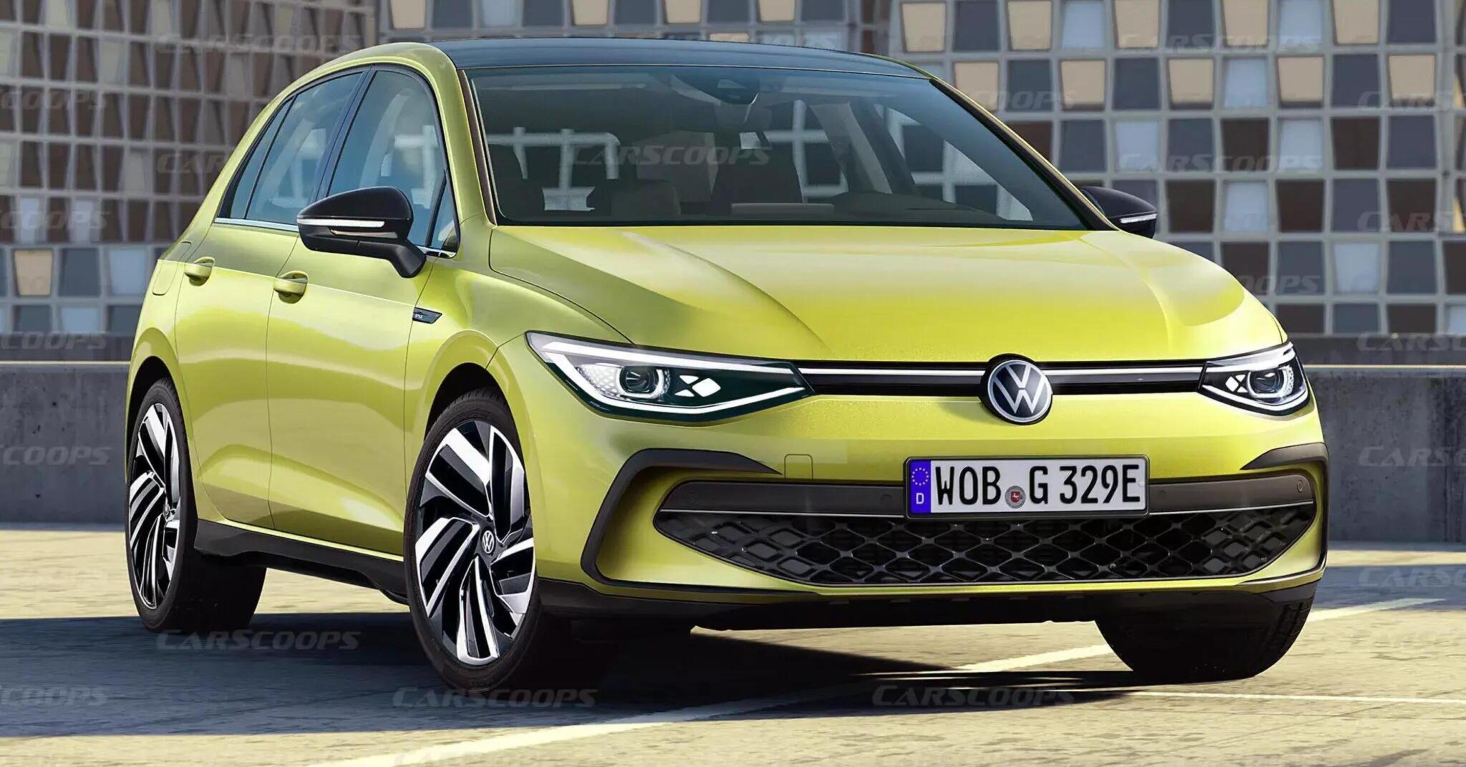 Volkswagen Golf restyling del 2024: fine del motore  termico