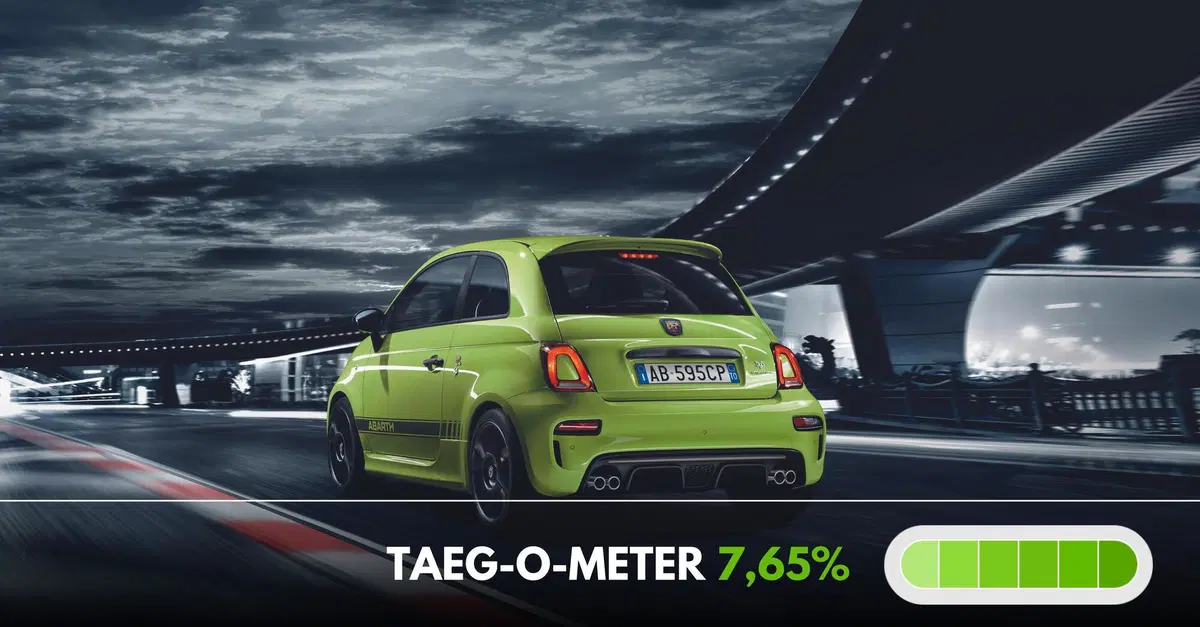 Abarth 595: benzina vecchia scuola, tanti cavalli. E rata bassa