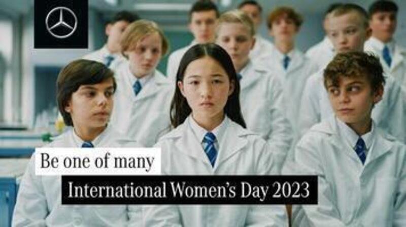 Giornata internazionale della donna: Mercedes lancia una campagna per le pari opportunit&agrave; [Video]