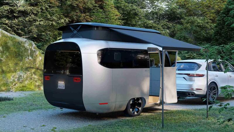 La caravan di Porsche e Airstream &egrave; speciale per le elettriche