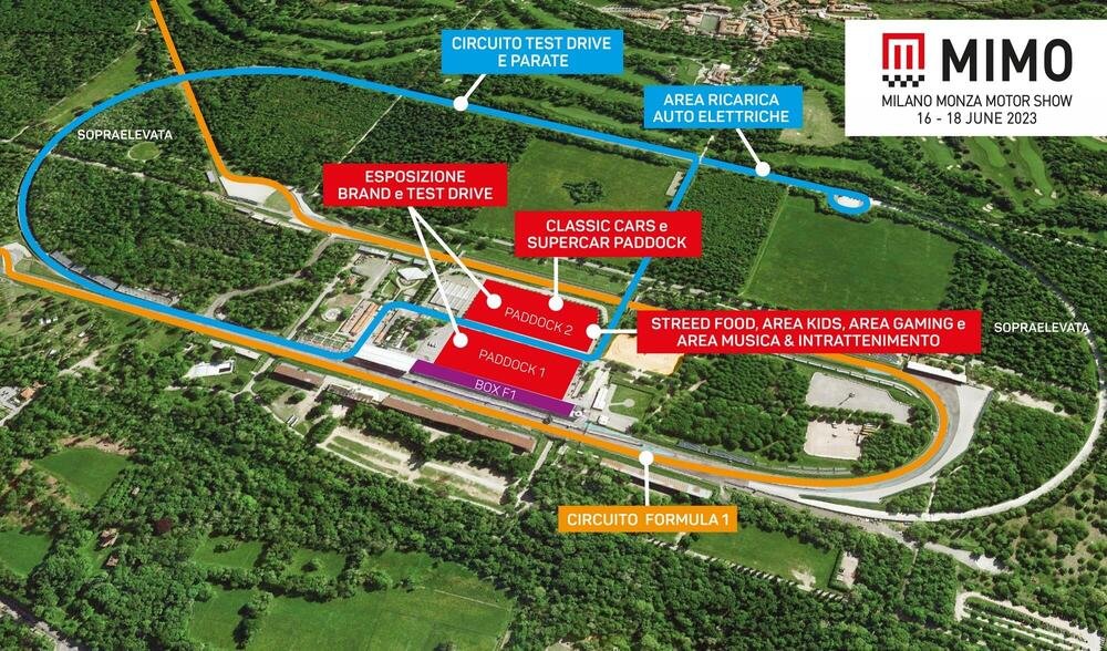 La mappa del MIMO 2023: le aree expo sono ancora pi&ugrave; grandi