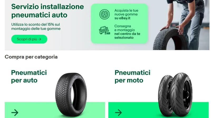 Ruote, gomme e accessori: la stagione dei controlli (e degli sconti) arriva su eBay