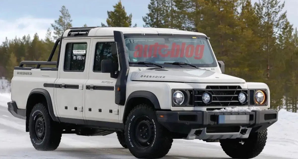 Ineos Grenadier, la versione pick-up è stata avvistata [Foto Spia] (5)