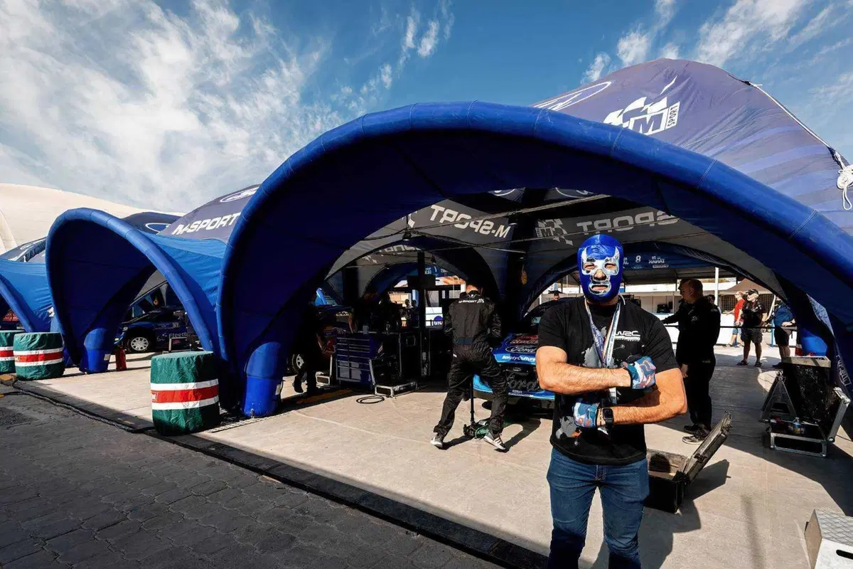 WRC 2023. Mito Rally Guanajuato Mexico, Fari su Tanak (4)