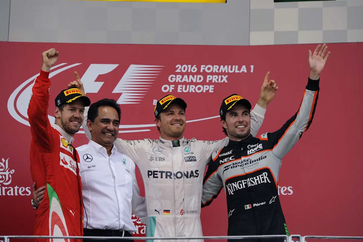 F1, Gp Europa 2016: vince Rosberg. Secondo Vettel (33)
