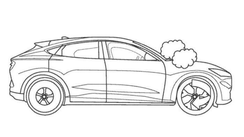 Disegno Ford Mustang Mach-E