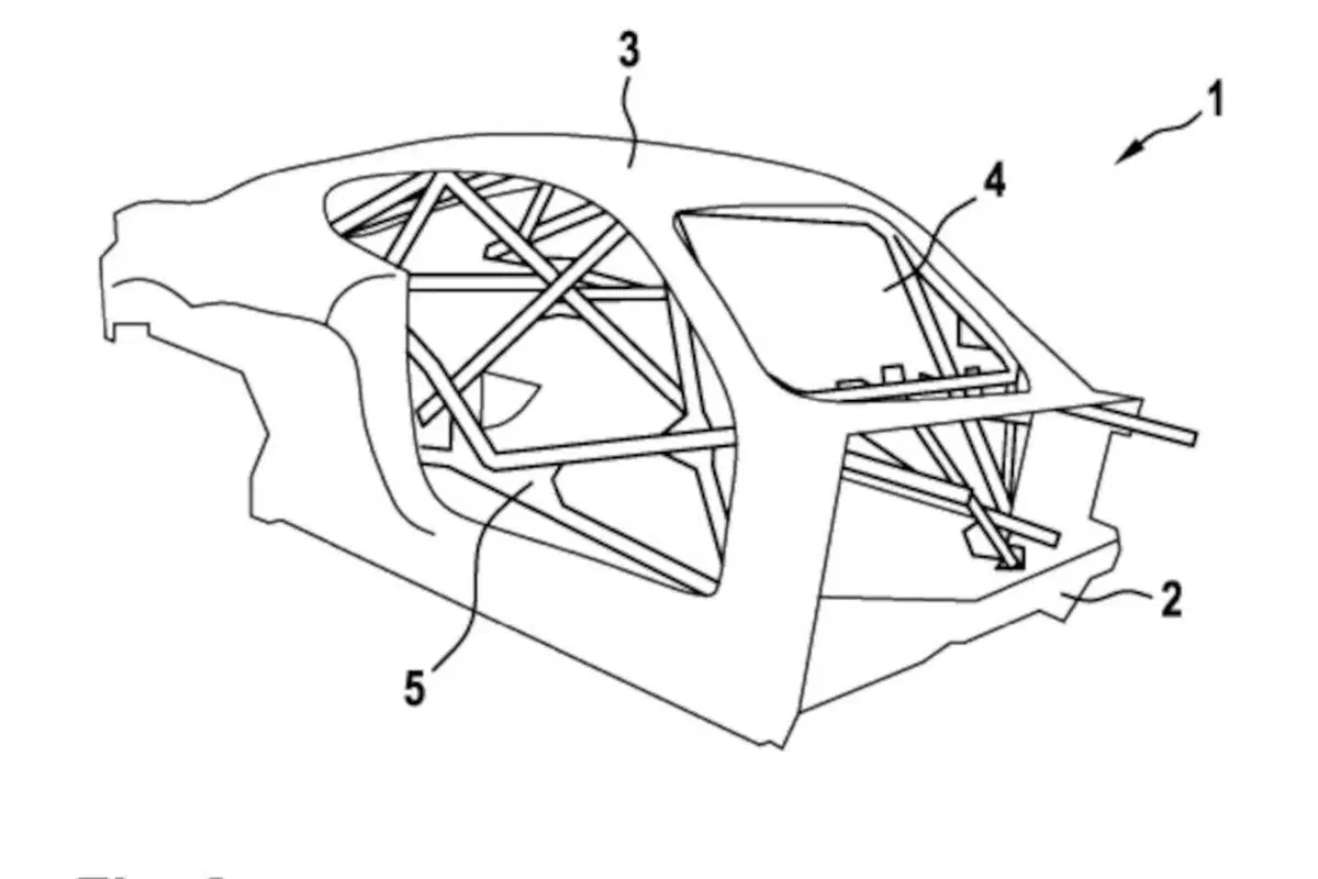 Porsche inventa il roll bar integrale per le auto da pista (4)