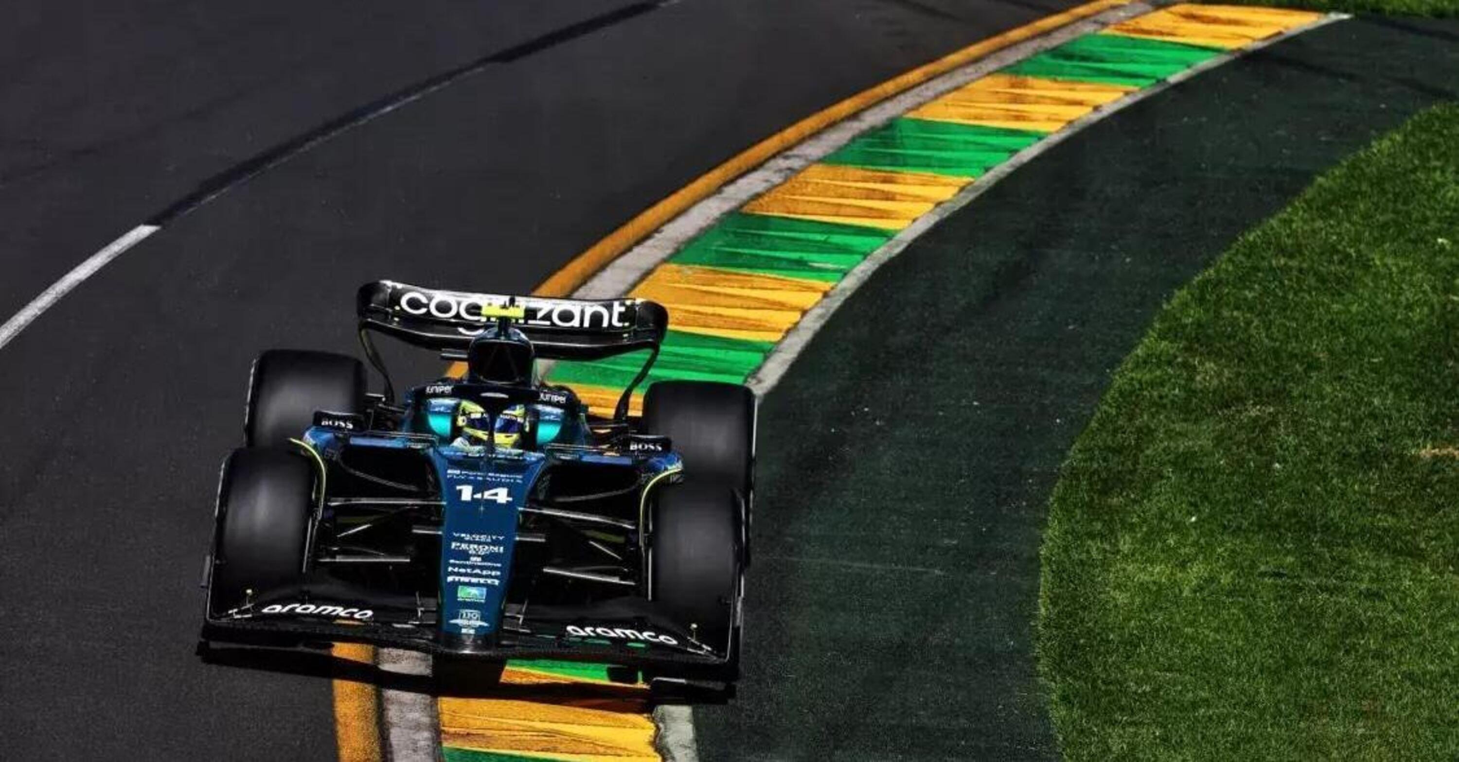 F1, GP Australia 2023: FP2 bagnate e fortunate per Alonso, il pi&ugrave; veloce seguito da Leclerc
