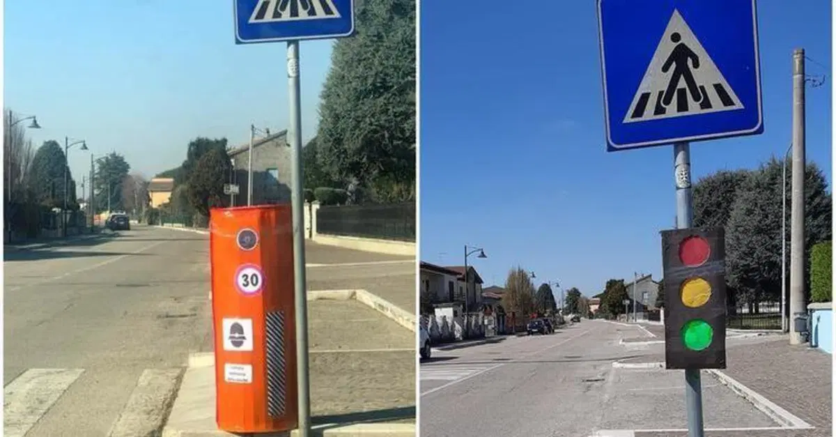 Dopo l'autovelox, il semaforo: l'arte della segnaletica fai da te