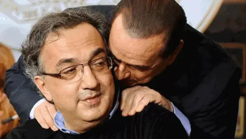 Silvio Berlusconi e Sergio Marchionne