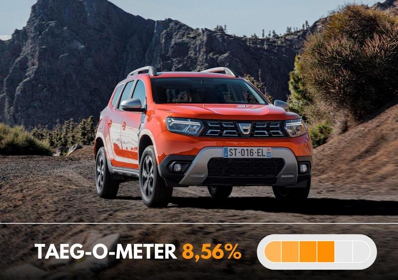Dacia Duster ECO-G Benzina + GPL a 199 euro al mese