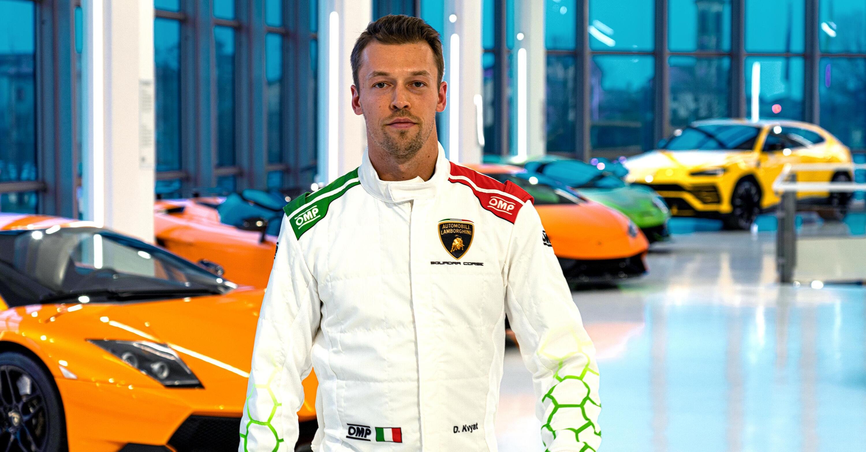 WEC, Daniil Kvyat &egrave; il nuovo Factory Driver di Lamborghini
