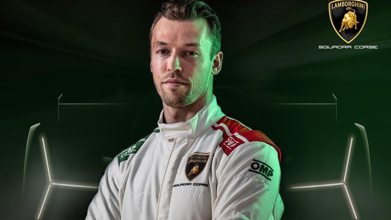 WEC, Daniil Kvyat &egrave; il nuovo Factory Driver di Lamborghini