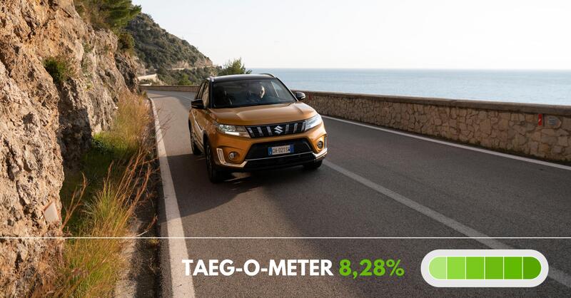 Promozione Suzuki Vitara, 199 euro al mese se rottami