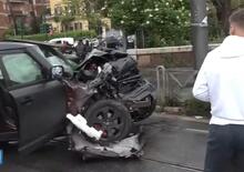 Ciro Immobile: incidente con la Land Rover Defender a Roma contro un tram