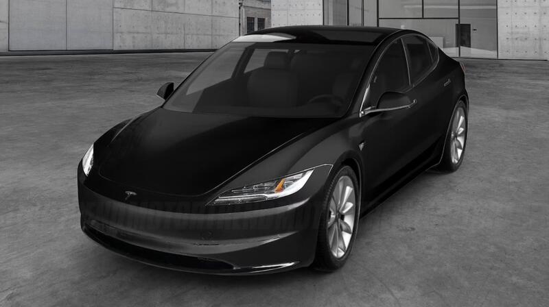 Render Tesla Model 3