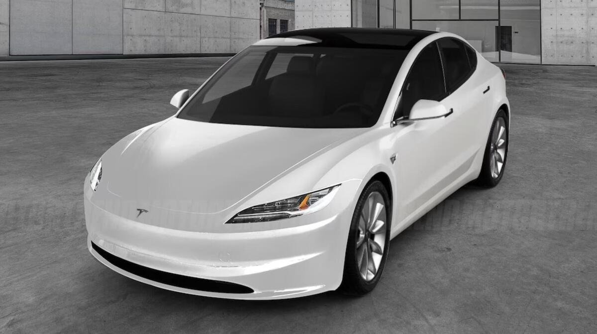 Tesla Model 3 Highland nuovo frontale ecco il rendering Elettrico