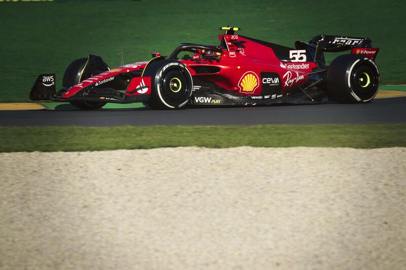 La Ferrari SF-23 vista in pista in Australia sar&agrave; soggetta ad aggiornamenti