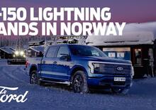 Ford F-150 Lightning elettrico attraversa l'Oceano e arriva in Norvegia [VIDEO]