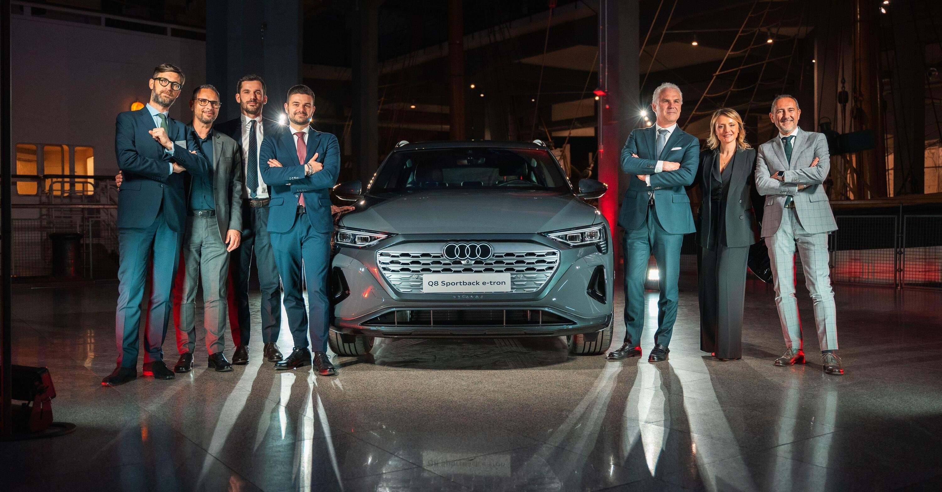 Audi Q8 e-tron: il debutto della nuova suv elettrica con gli anelli (con Sesto Autoveicoli)
