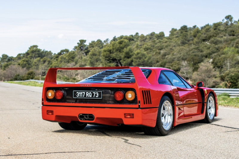 La Farrari F40 appartenuta ad Alain Prost