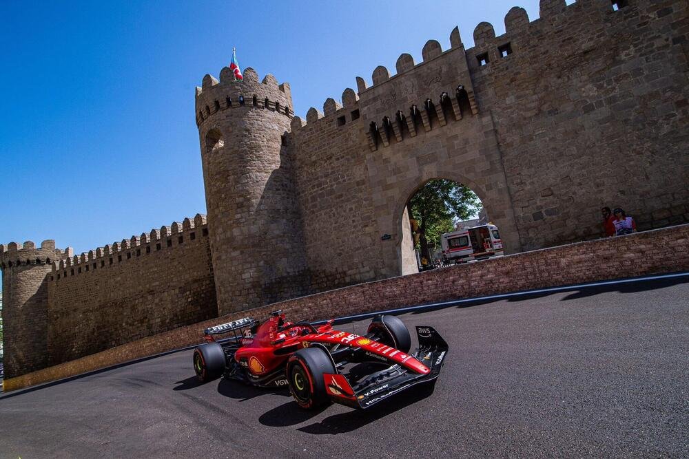 Leclerc nelle qualifiche del GP dell&#039;Azerbaijan 2023 di F1 ha battuto le Red Bull