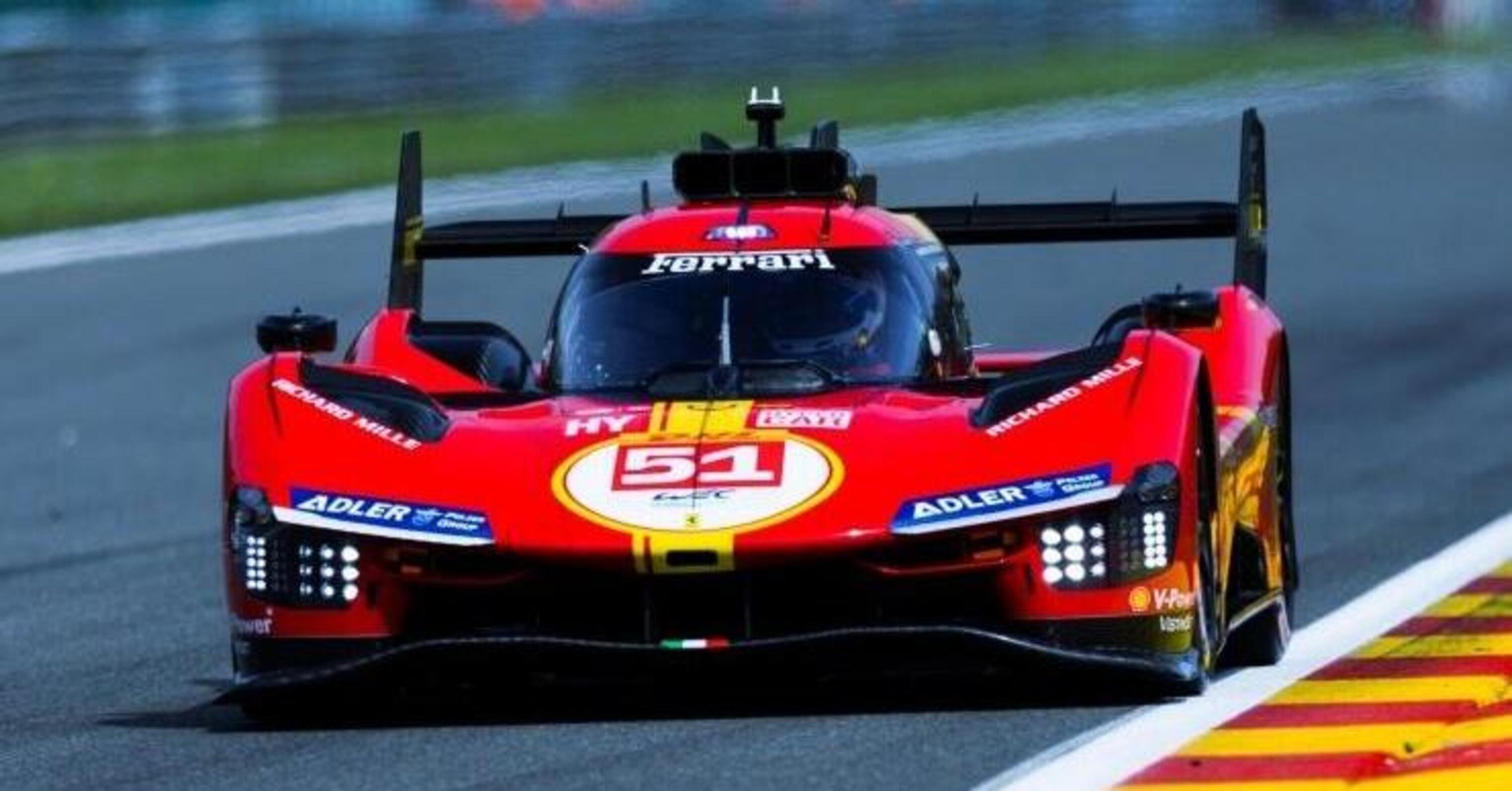 WEC, 6 Ore Spa: Ferrari perde la pole, ancora Toyota davanti