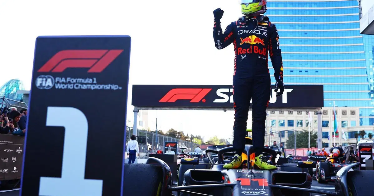 F1, GP Azerbaijan Sprint: Perez felice della vittoria ma "pronto al lottare" domenica