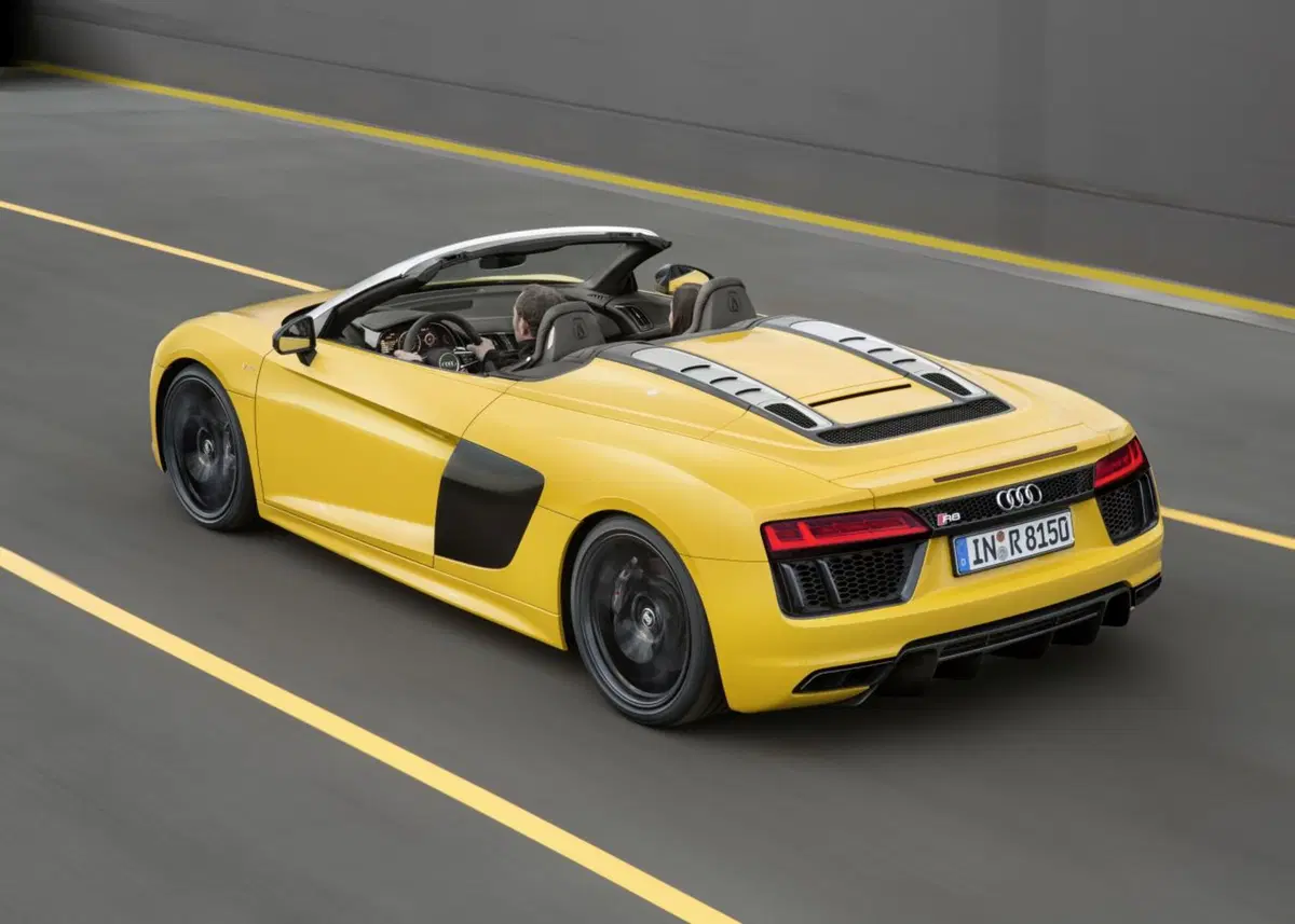 Nuova Audi R8 Spyder, la scoperta (15)