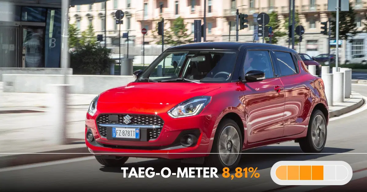 Suzuki Swift Hybrid o 4WD? La rata &egrave; la stessa, 149 euro al mese