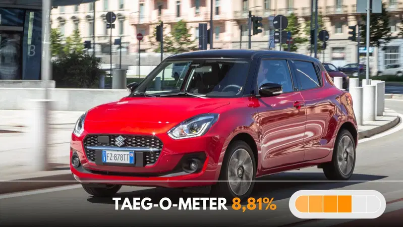 Suzuki Swift Hybrid o 4WD? La rata &egrave; la stessa, 149 euro al mese