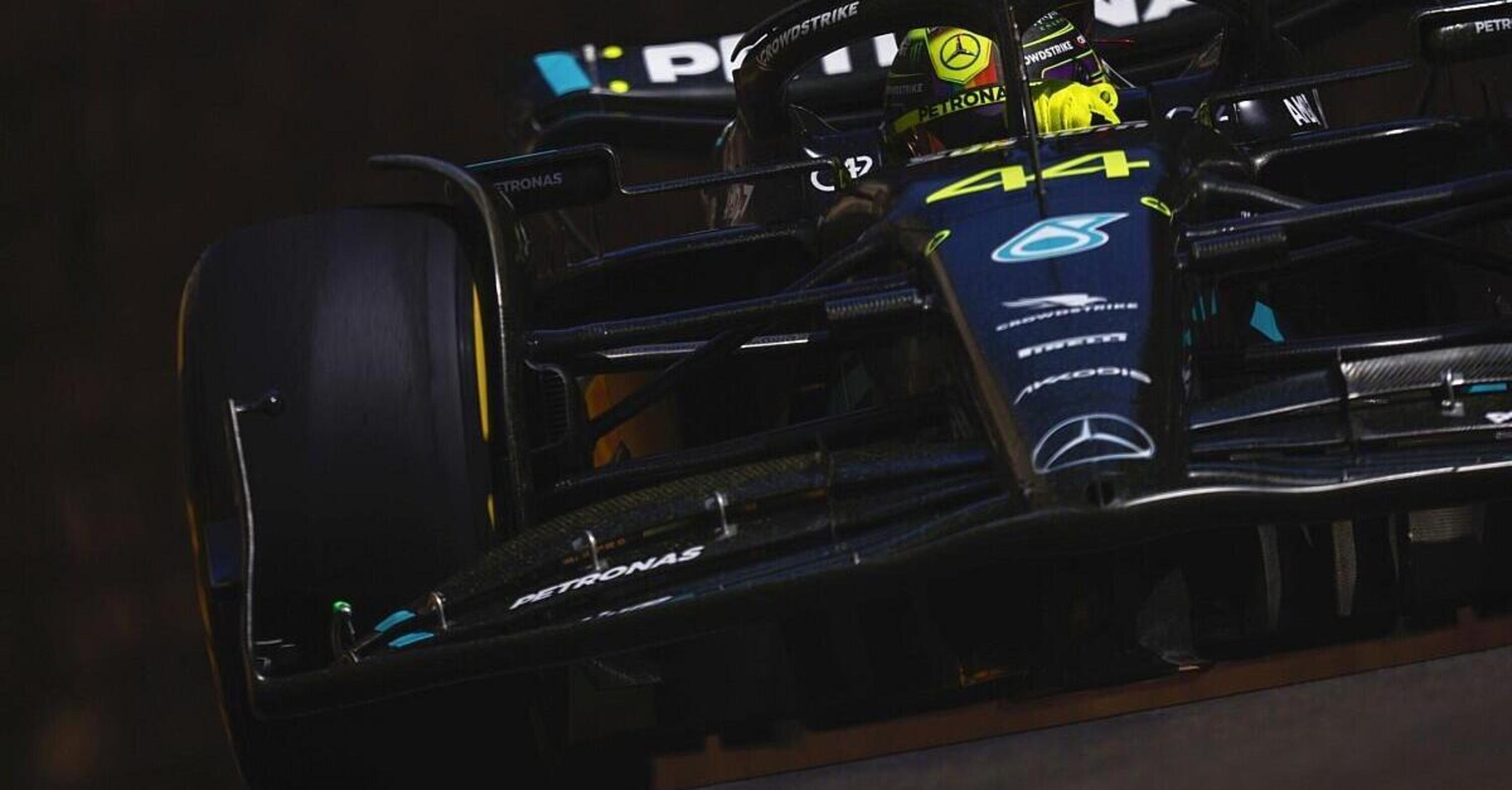 F1 GP Miami 2023: Mercedes, Hamilton spera di guadagnare &quot;un paio di posizioni&quot;
