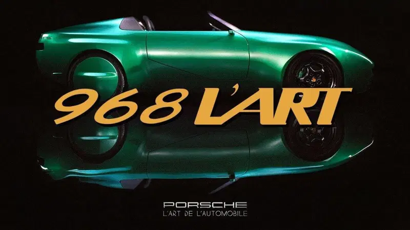 La Porsche 968 L'Art di Justin Bieber alla London Fashion Week