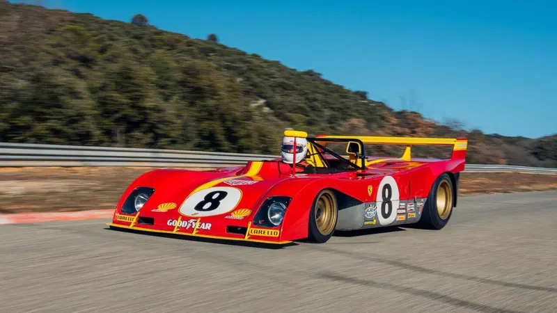 Una Ferrari 312 PB all'Asta di Villa Erba (Como) il 20 maggio
