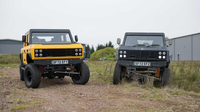 Amanti del ponte rigido, ecco l&#039;elettrica dei Flintstone: Munro Mk1 Pick-up