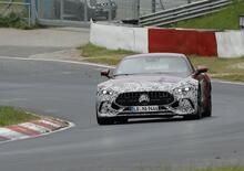 Mercedes AMG GT 2024, il facelift è in arrivo [Foto Spia]