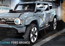 Ford Bronco Lightning: rendering dell'anti-Jeep a batterie [VIDEO]