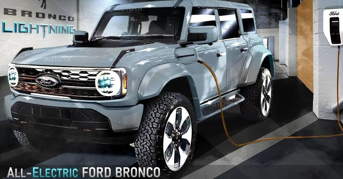 Ford Bronco Lightning: rendering dell'anti-Jeep a batterie [VIDEO]