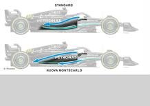 F1, Mercedes: ecco le novità della nuova W14B che debutterà a Monaco