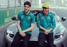 La DB12 autografata da Alonso e Stroll costa 1,5 milioni di euro