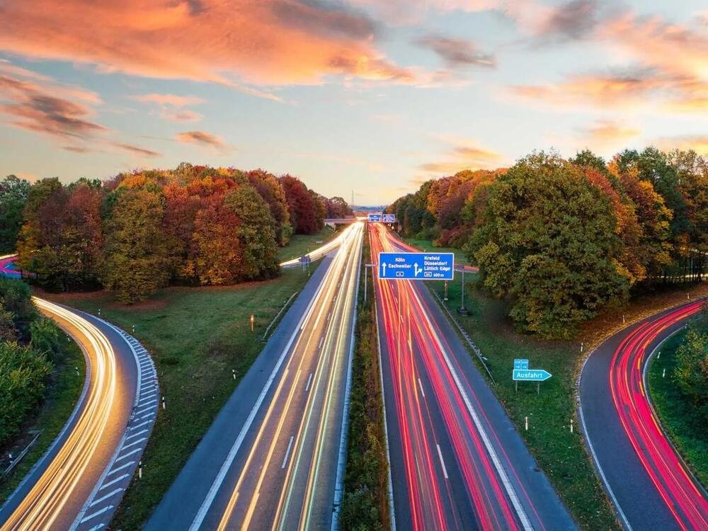 In Germania non ci sono limiti di velocit&agrave; su molti tratti autostradali
