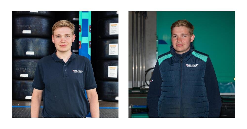 Florian Wallbrück, Falken Motorsports mechanic before and after the race