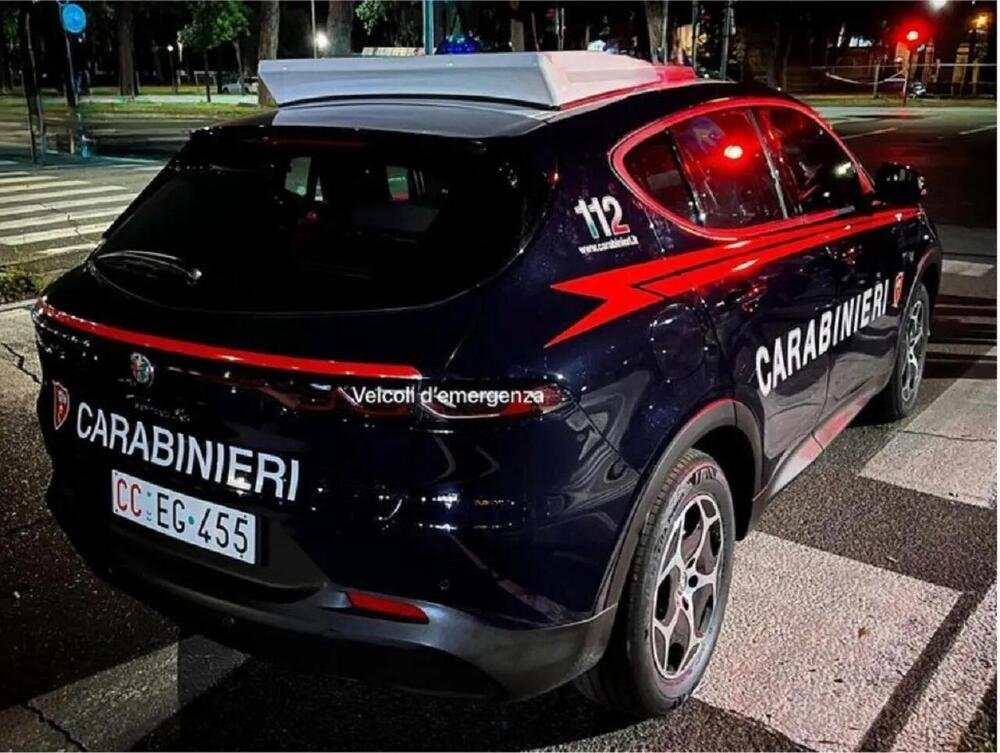 L'Alfa Romeo Tonale in livrea dei Carabinieri