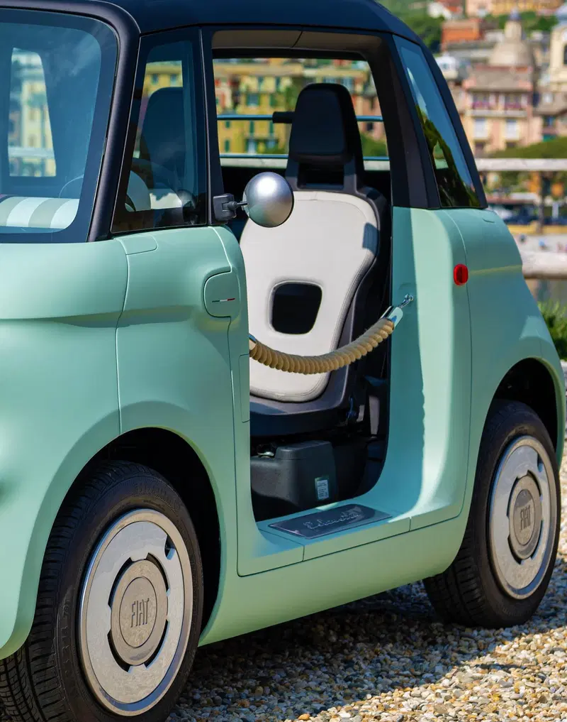 L'assenza della porta caratterizza la Topolino come una perfetta Spiaggina